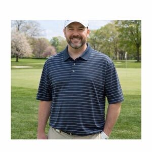 Grand Slam‎ Striped Golf Polo